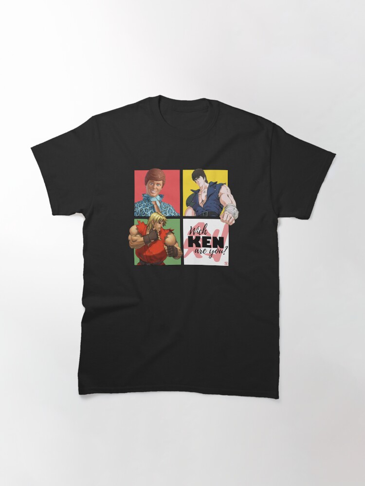 Aperçu 3 sur 7. T-shirt classique avec l'œuvre Quel Ken es-tu ? créée et vendue par marzun.