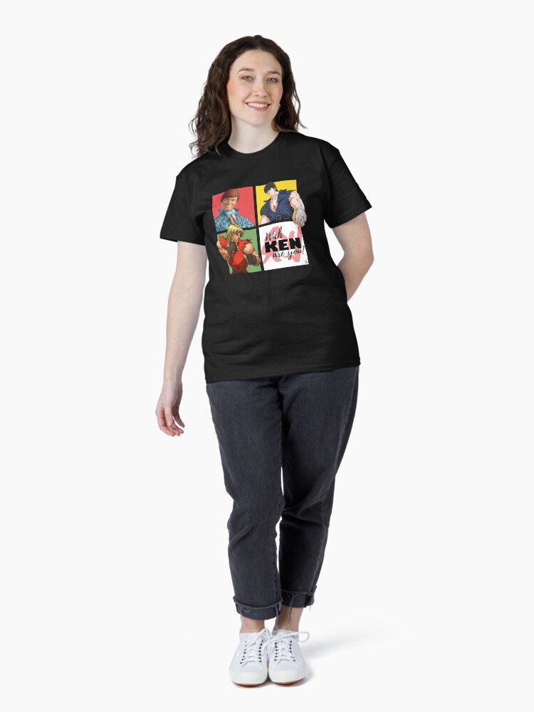 Aperçu 4 sur 7. T-shirt classique avec l'œuvre Quel Ken es-tu ? créée et vendue par marzun.