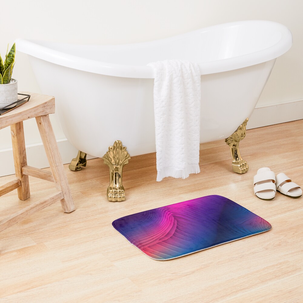 Vista previa del artículo con la obra «Alfombra de baño», diseñado y vendido por FunMovee.