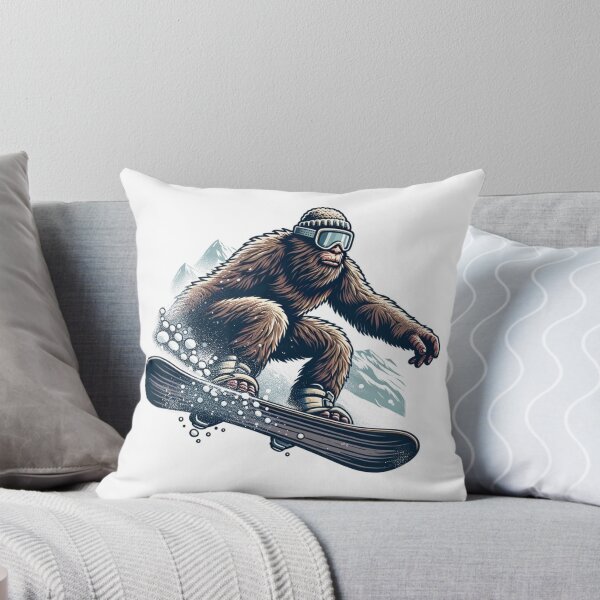 Artikelvorschau, Großer Fuß auf einem Snowboard entworfen und verkauft von MellowPeach.