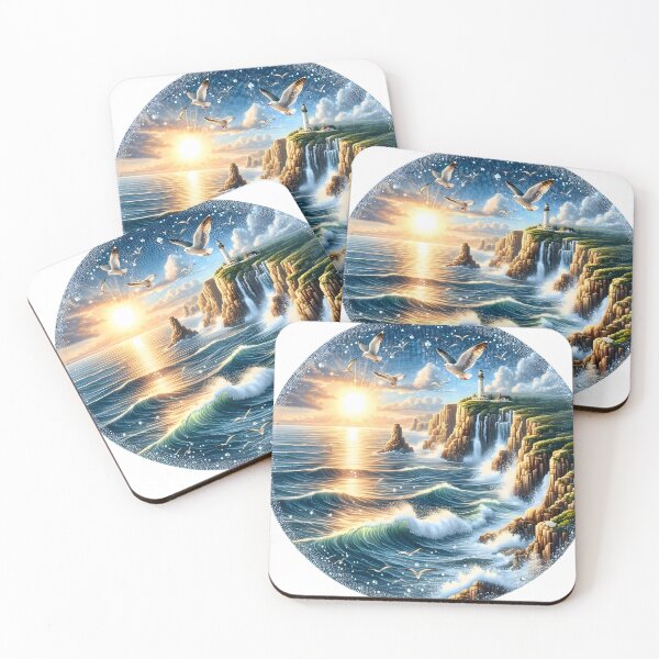 Item preview, Diamond Waves: Coastal Charm designed and sold by AI-Only Creations.