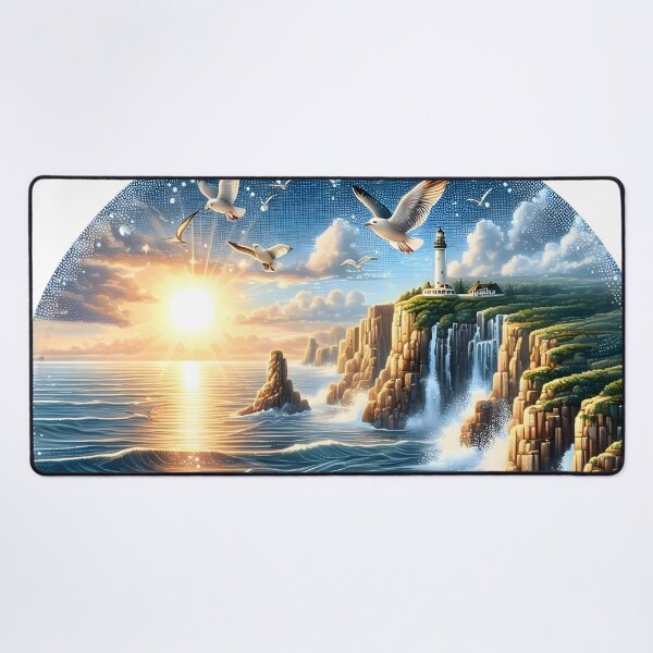 Item preview, Diamond Waves: Coastal Charm designed and sold by AI-Only Creations.