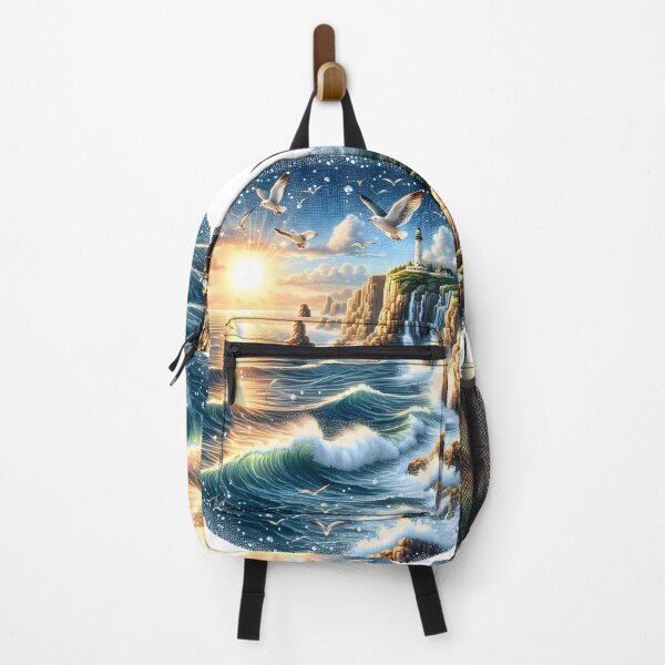 Item preview, Diamond Waves: Coastal Charm designed and sold by AI-Only Creations.