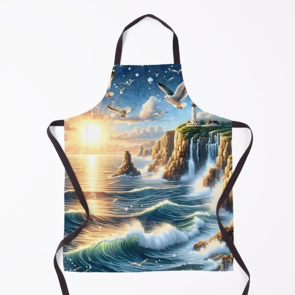 Item preview, Diamond Waves: Coastal Charm designed and sold by AI-Only Creations.