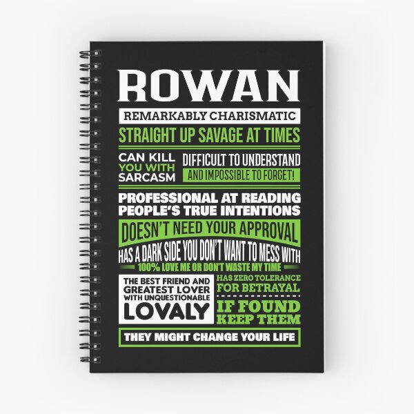 Artikelvorschau, Definition des Mädchennamens Rowan entworfen und verkauft von Share-me.