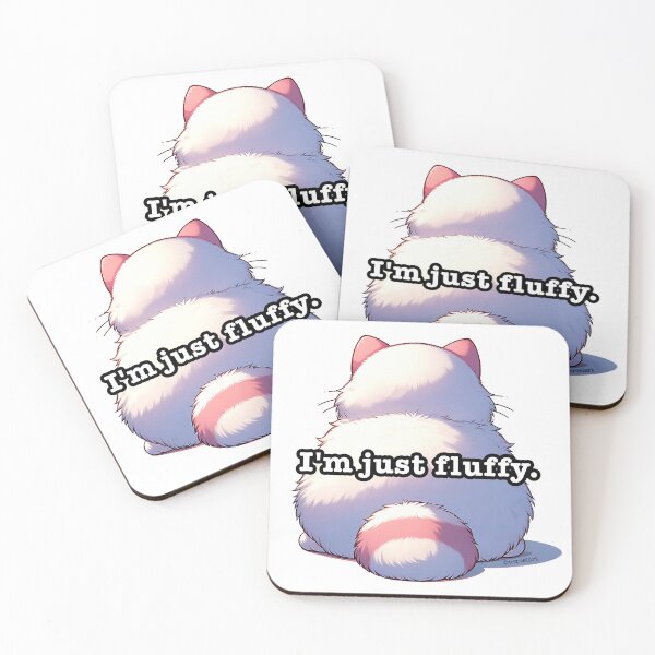 Item preview, I'm Just Fluffy - Cute Cuddly Cats designed and sold by avercelart.