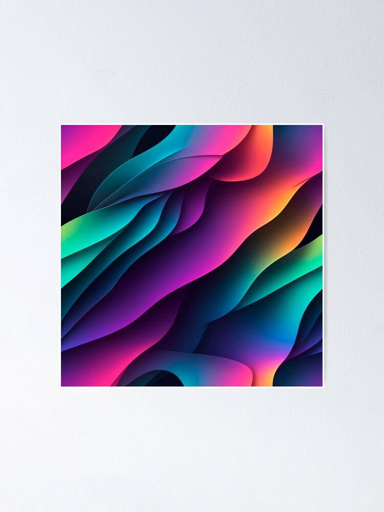 Aperçu 1 sur 3. Poster avec l'œuvre Dark 5 créée et vendue par FunMovee.