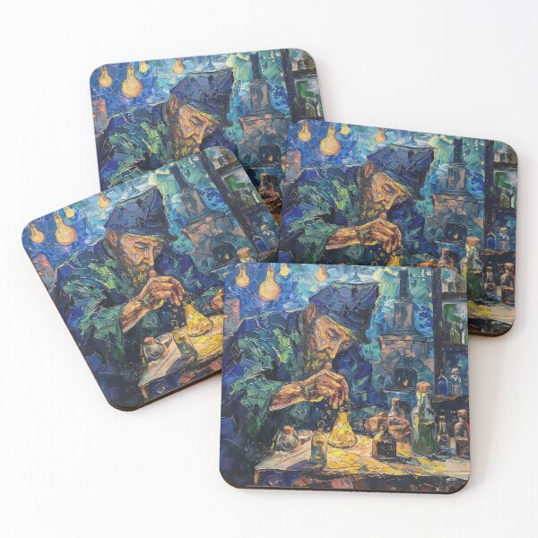 Item preview, Alchemist | Painting in the style of Vincent van Gogh designed and sold by ComicsFactory.