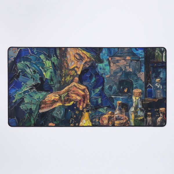 Item preview, Alchemist | Painting in the style of Vincent van Gogh designed and sold by ComicsFactory.
