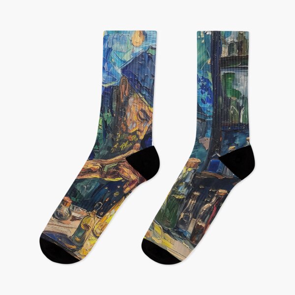 Item preview, Alchemist | Painting in the style of Vincent van Gogh designed and sold by ComicsFactory.