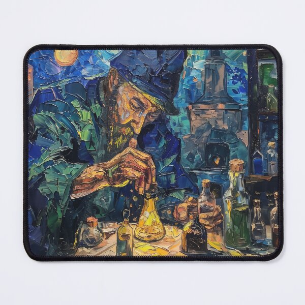 Item preview, Alchemist | Painting in the style of Vincent van Gogh designed and sold by ComicsFactory.