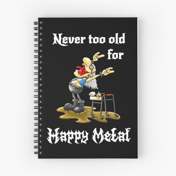 Item preview, Happy Metal Grandpa - Never too old for Happy metal designed and sold by ollibabu.