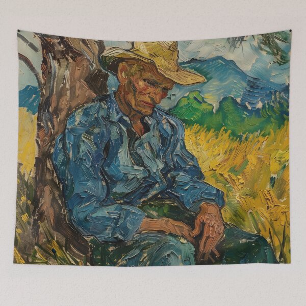 Item preview, Aldo Leopold | Painting in the style of Vincent van Gogh designed and sold by ComicsFactory.