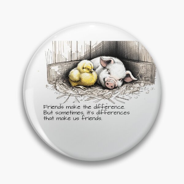 Item preview, Friends make the difference.   designed and sold by FamouslyStupid.