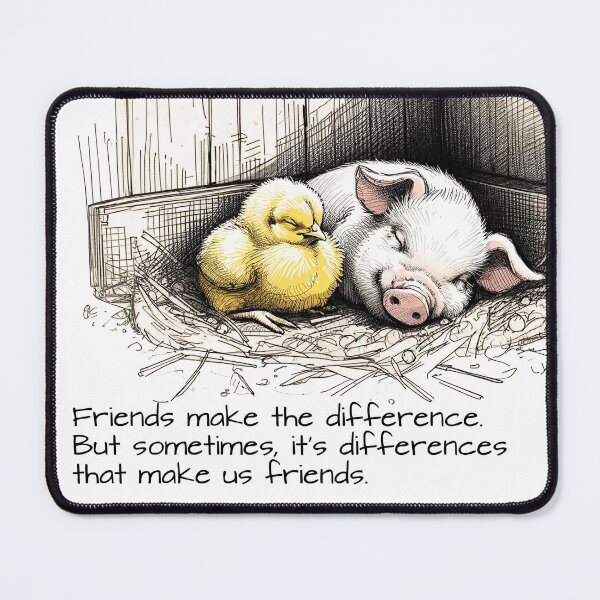 Item preview, Friends make the difference.   designed and sold by FamouslyStupid.