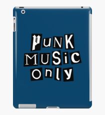punk music anarchy typography iPad Case/Skin
