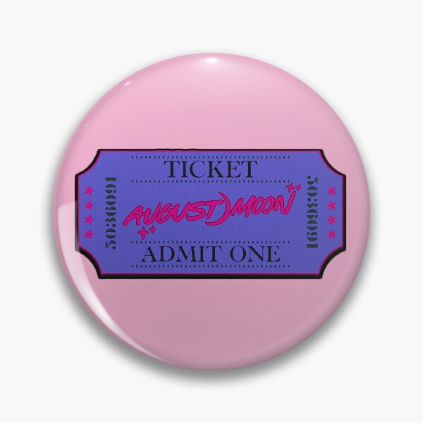 Item preview, August Moon Band Ticket Stub designed and sold by baranskini.