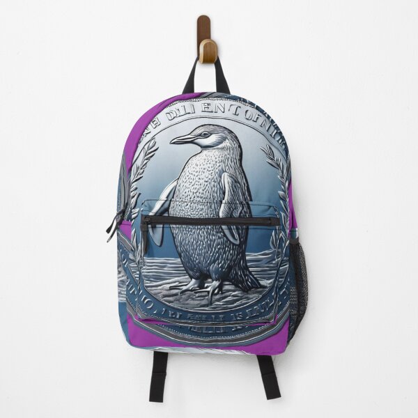 Item preview, Fantasy coin the blue penguin. designed and sold by Ciervo Primavera.
