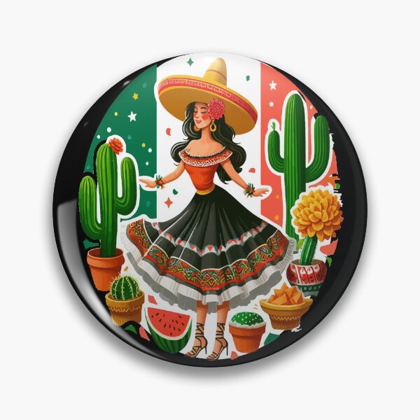 Item preview, Girl with funny sombrero celebrates Cinco De Mayo. designed and sold by BOUCHERIT amine.