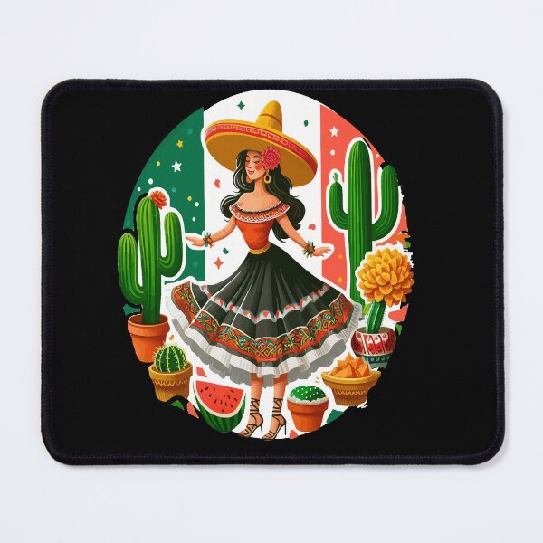Item preview, Girl with funny sombrero celebrates Cinco De Mayo. designed and sold by BOUCHERIT amine.