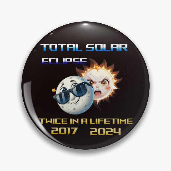 Item preview, Eclipse solar total, dos veces en la vida 2017 2024 designed and sold by AxelBrook.