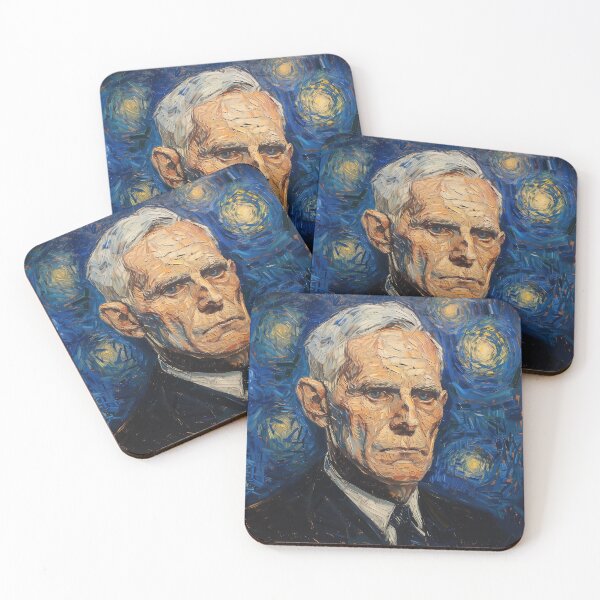Item preview, Alexander Fleming, scientist | Painting in the style of Vincent van Gogh designed and sold by ComicsFactory.
