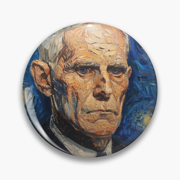 Item preview, Alexander Fleming, scientist | Painting in the style of Vincent van Gogh designed and sold by ComicsFactory.