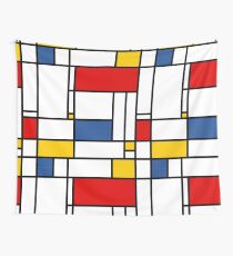 mondrian modern de stijl Wall Tapestry