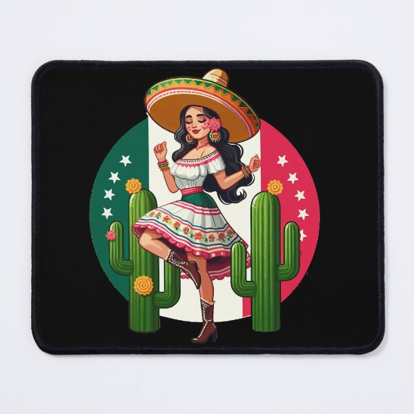 Item preview, Girl with funny sombrero celebrates Cinco De Mayo. designed and sold by BOUCHERIT amine.