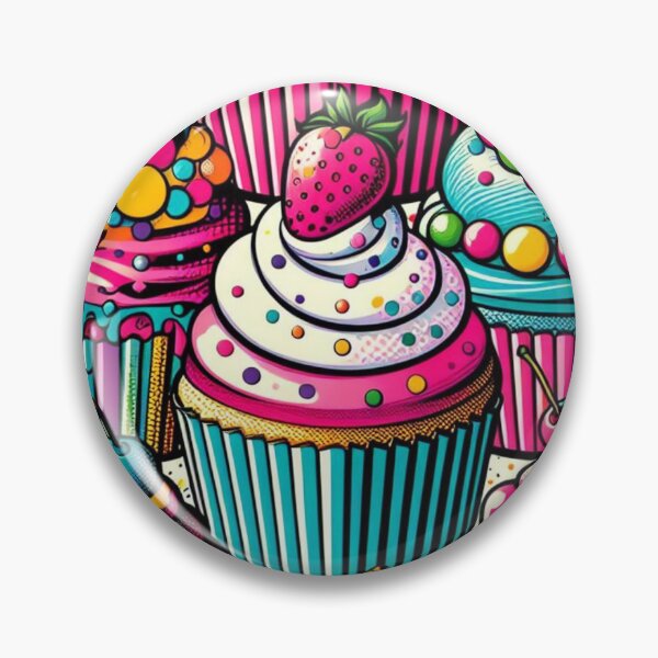 Item preview, Cupcake pop-art designed and sold by LittleBabyStyle.