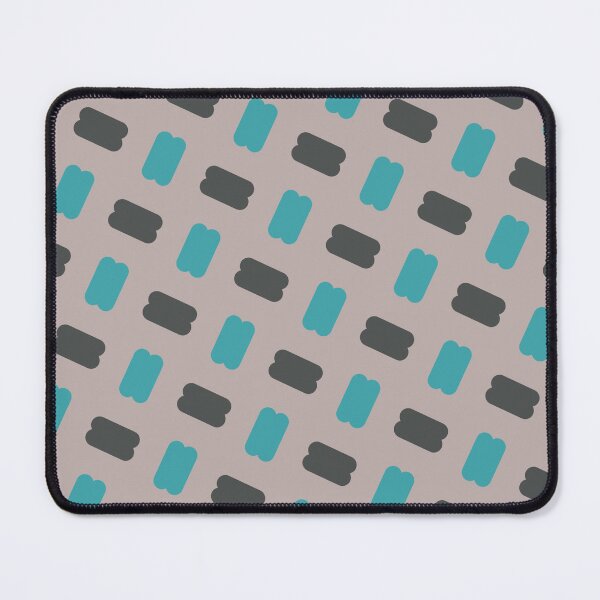 Item preview, Grey & Teal Strip Line Confetti Dashes Enduring Stencils designed and sold by Alchemy-A-La-G.