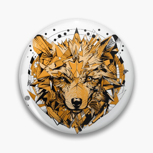 Item preview, Geometric Wolf : Unleash Your Wolfpack Spirit! - Your Inner Wolf [light version] designed and sold by Kraftees.
