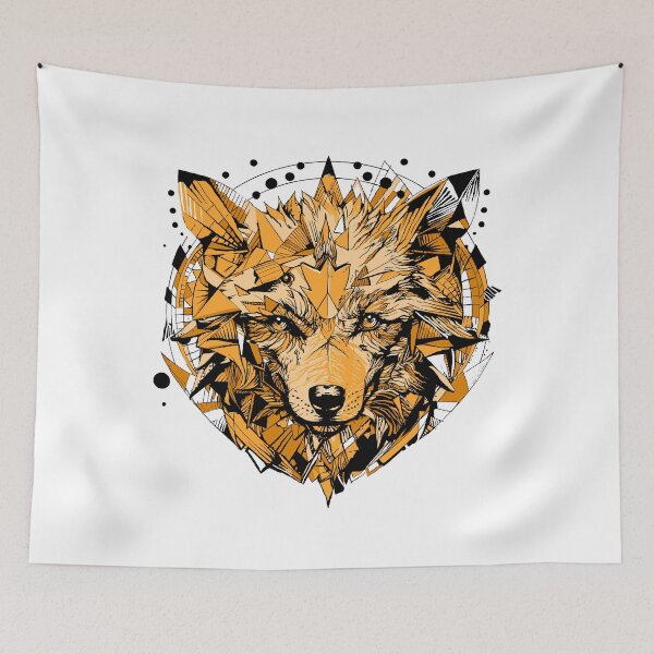 Item preview, Geometric Wolf : Unleash Your Wolfpack Spirit! - Your Inner Wolf [light version] designed and sold by Kraftees.