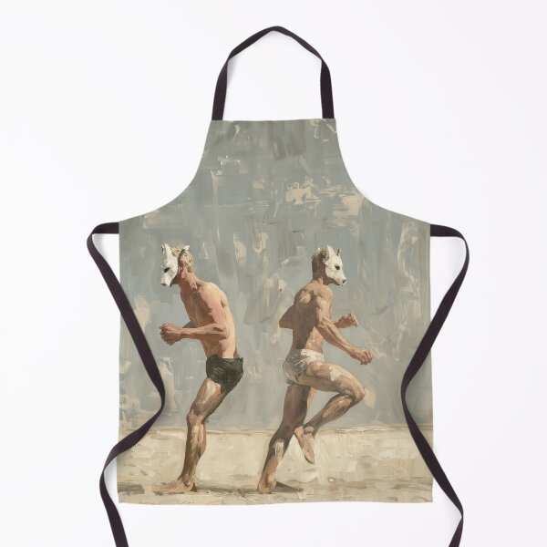 Item preview, Men Dancing in Desert With Fox Masks designed and sold by high-noon-moon.