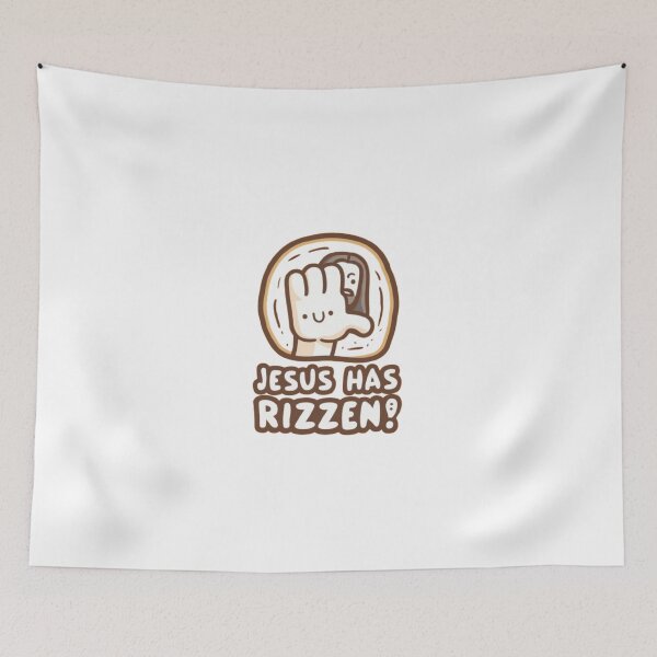 Item preview, "JESUS HAS RIZZEN ". HE IS RIZZEN FUNNY  designed and sold by Obinne.
