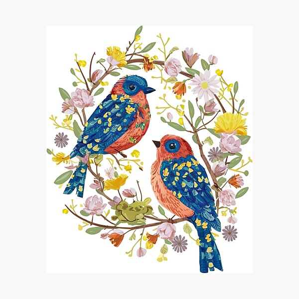 Item preview, Spring birds designed and sold by WildernessTints.