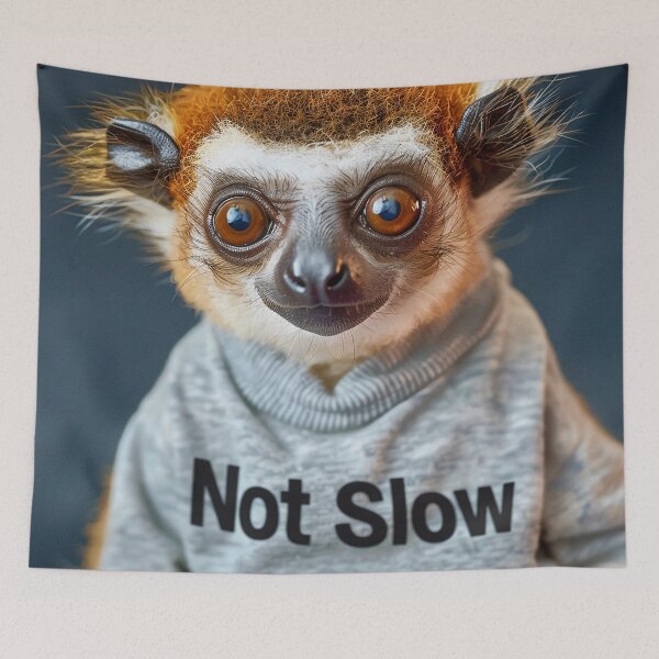 Item preview, Slow Lorise - Not Slow jumper designed and sold by Brendon987.