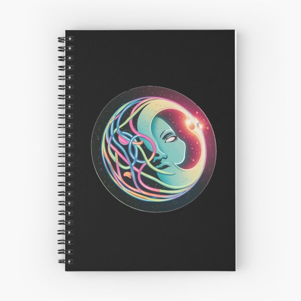 Item preview, holo moon face in colors designed and sold by bukajart.