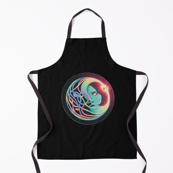 Item preview, holo moon face in colors designed and sold by bukajart.