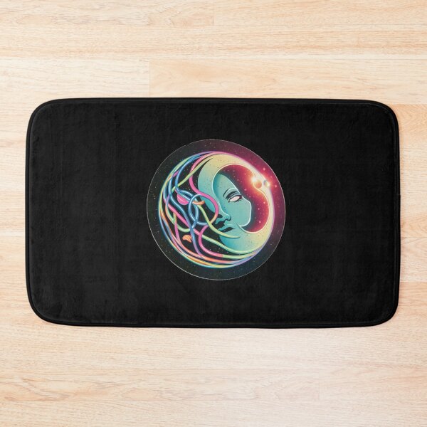 Item preview, holo moon face in colors designed and sold by bukajart.