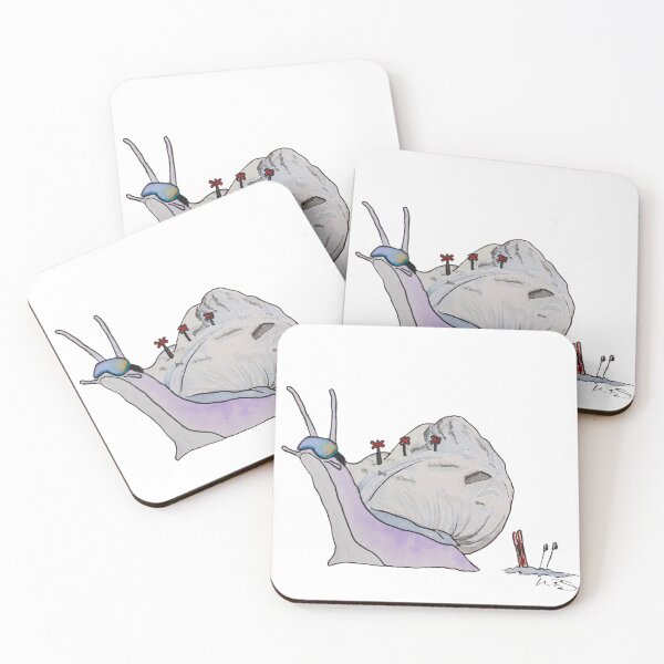 Item preview, Ski snail designed and sold by mimberart.