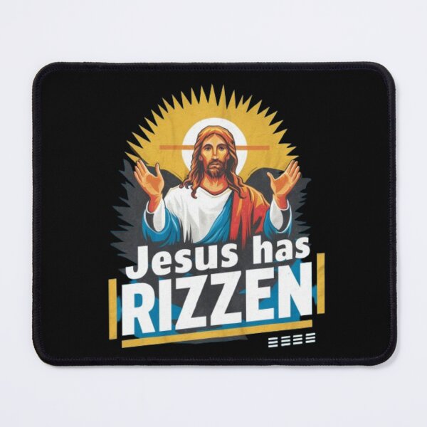 Item preview, "JESUS HAS RIZZEN MEME designed and sold by Obinne.