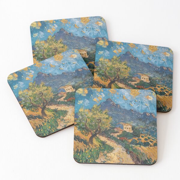 Item preview, Algerian landscape | Painting in the style of Vincent van Gogh designed and sold by ComicsFactory.