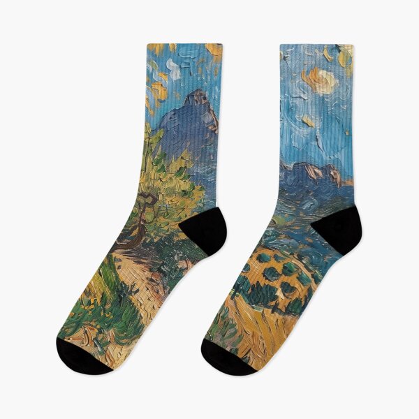 Item preview, Algerian landscape | Painting in the style of Vincent van Gogh designed and sold by ComicsFactory.