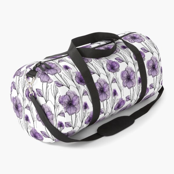 Item preview, Charming Aquarelle Flower Black Ink: Soft Hues and Detailed Floral Pattern designed and sold by Blink Art Studio.