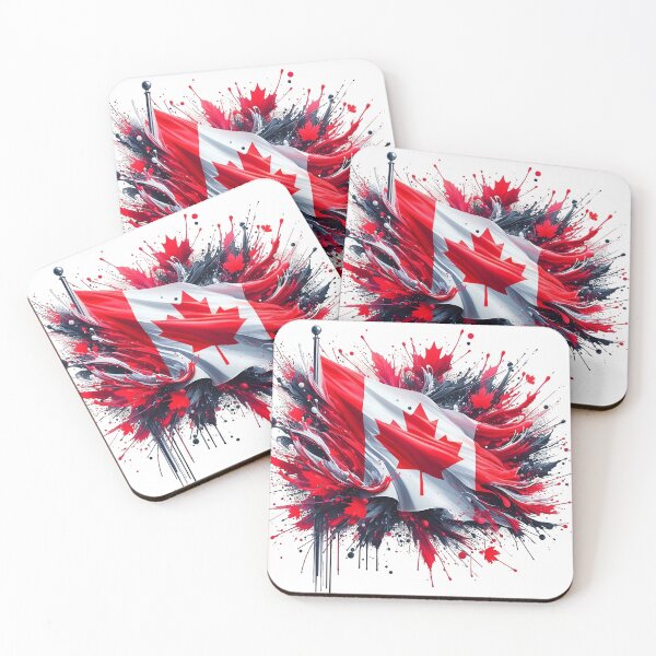 Item preview, Splash Canada Flag designed and sold by Austin H. Kapfumvuti.