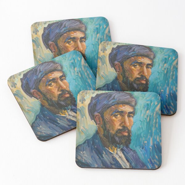 Item preview, Algerian man | Painting in the style of Vincent van Gogh designed and sold by ComicsFactory.