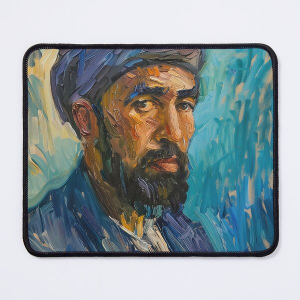 Artikelvorschau, Algerischer Mann | Gemälde im Stil von Vincent van Gogh entworfen und verkauft von ComicsFactory.