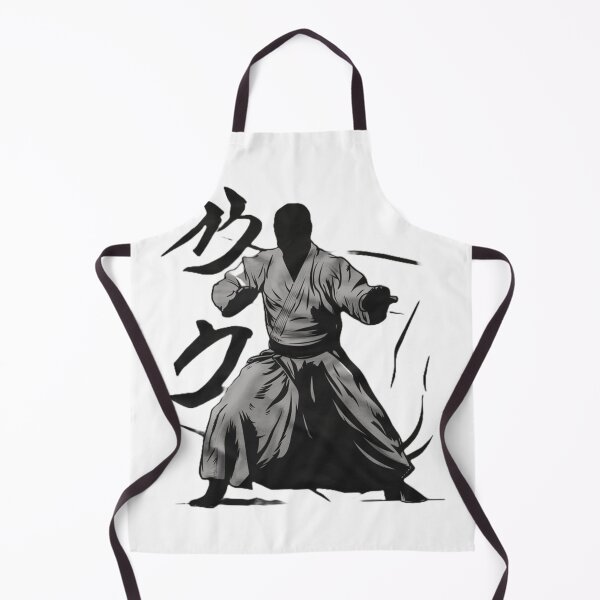 Item preview, Aikido teacher Black Minimalistic Warrior  designed and sold by Martial-Art-23.