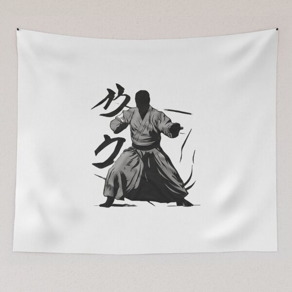 Artikelvorschau, Aikido teacher Black Minimalistic Warrior entworfen und verkauft von Martial-Art-23.